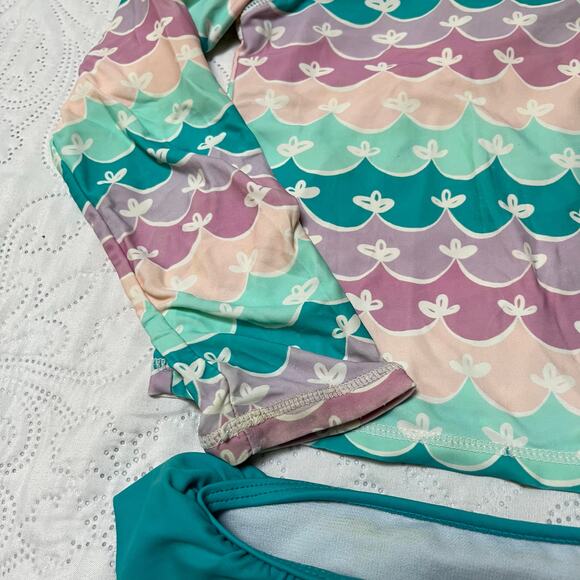 Ruffle Butts Rash Guard Swim Set Size 6 - Picture 4 of 7